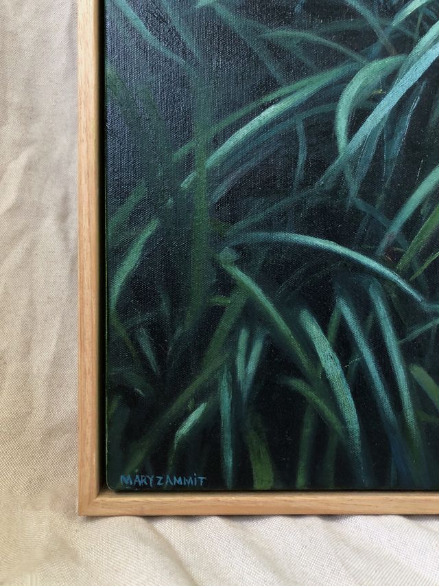 Oasis, Original Framed Oil Painting, 100x80cm