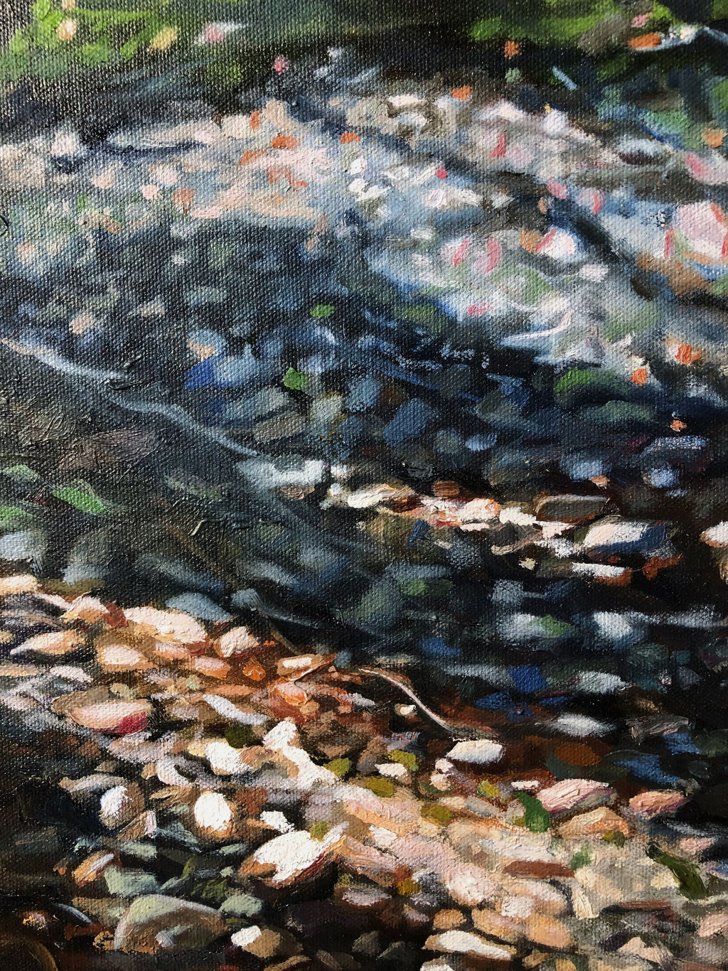 Oasis, Original Framed Oil Painting, 100x80cm