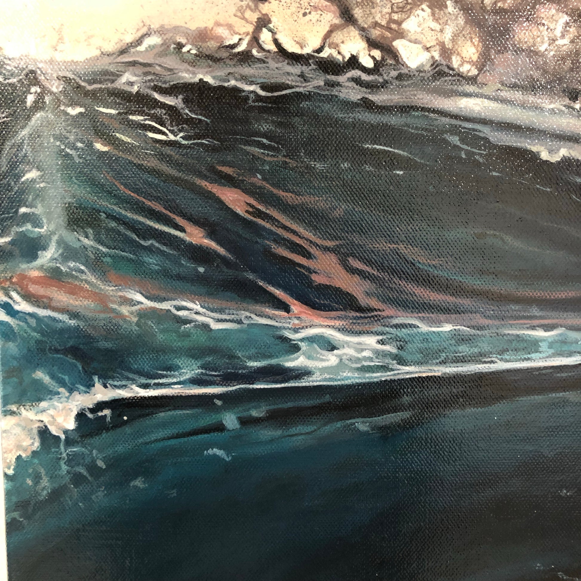 'Break of Dawn' Original Painting 75 x 75 cm