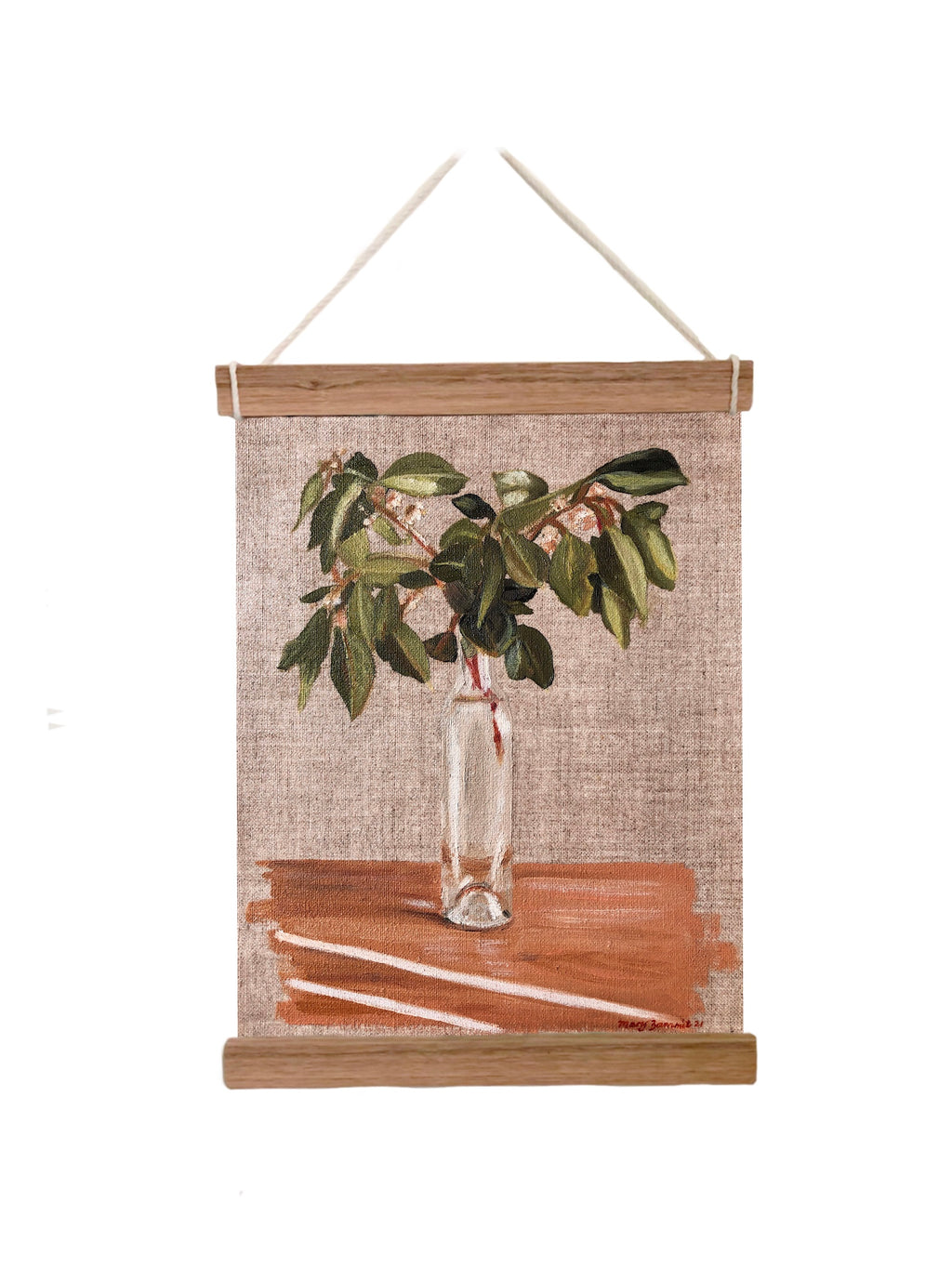 Gum Leaves in Bottle- Art for Floods