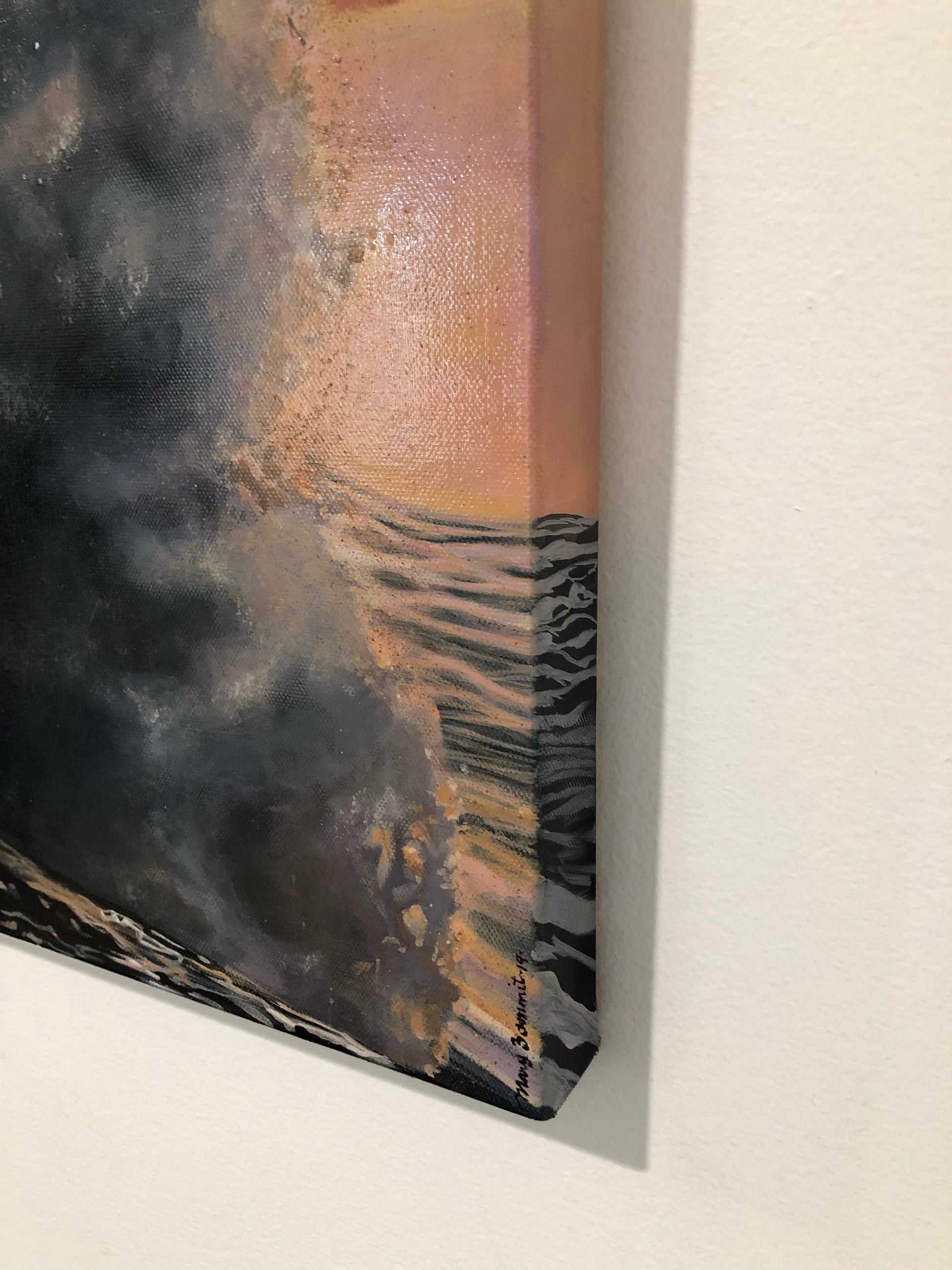 'Break of Dawn' Original Painting 75 x 75 cm
