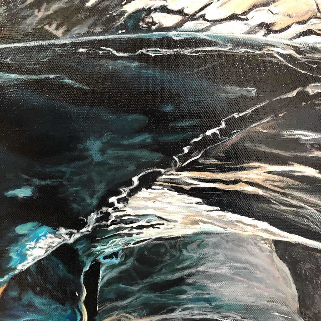 'Break of Dawn' Original Painting 75 x 75 cm