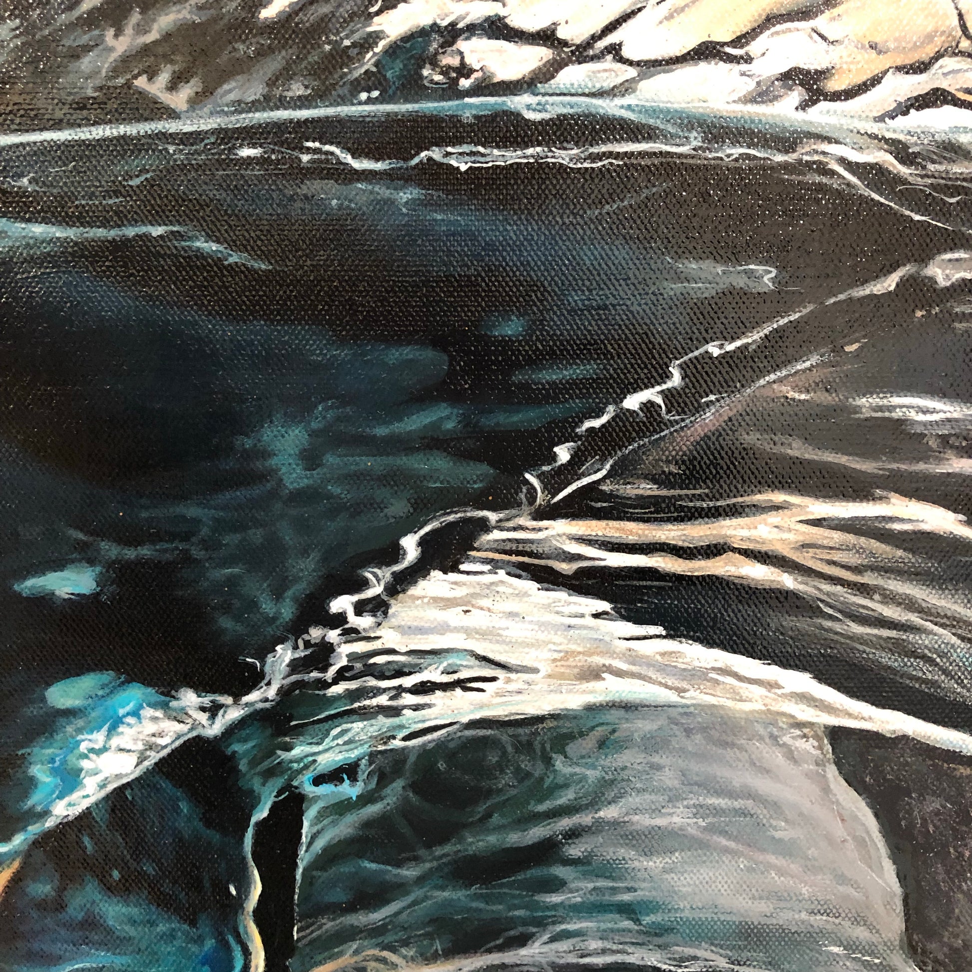 'Break of Dawn' Original Painting 75 x 75 cm