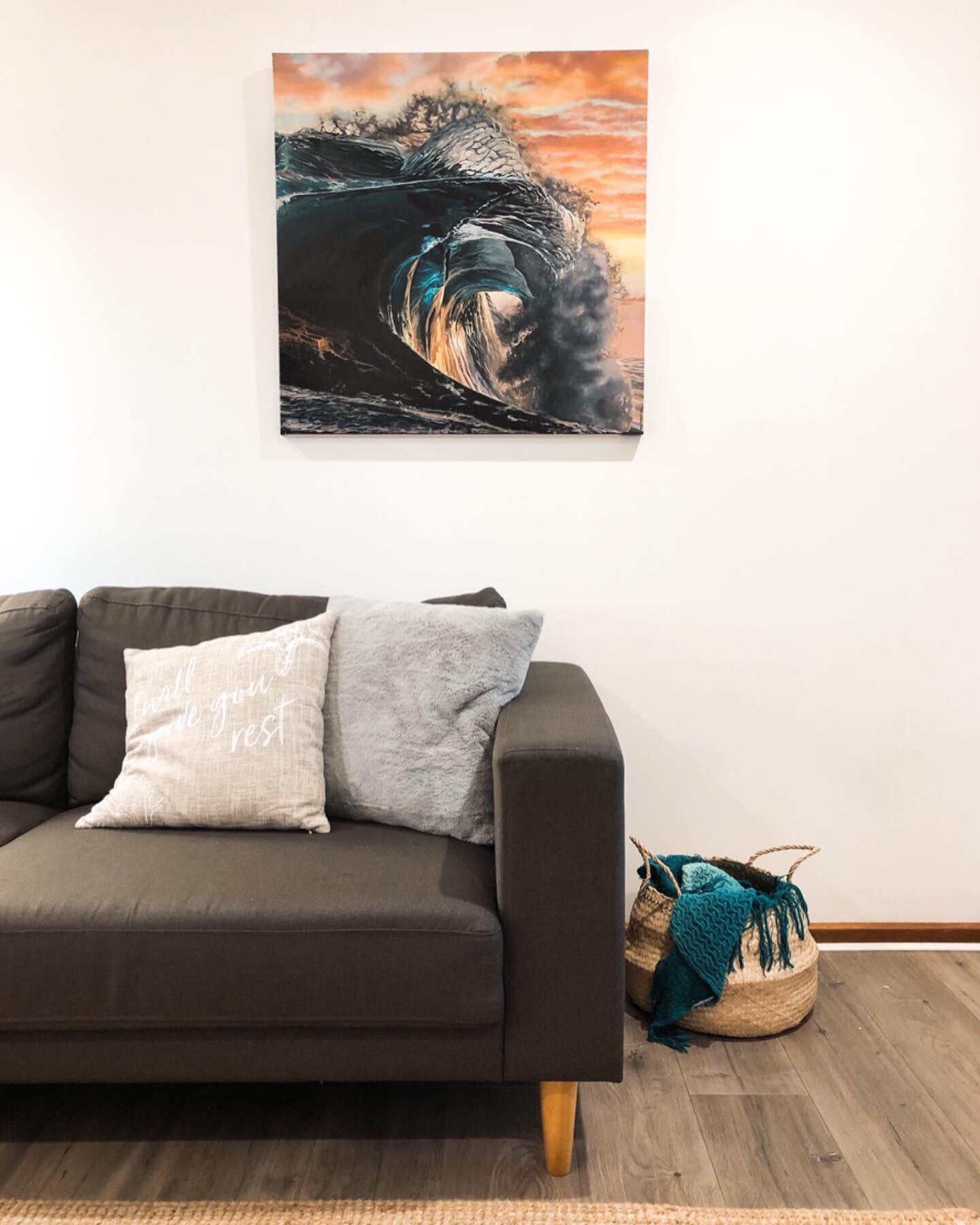 'Break of Dawn' Original Painting 75 x 75 cm