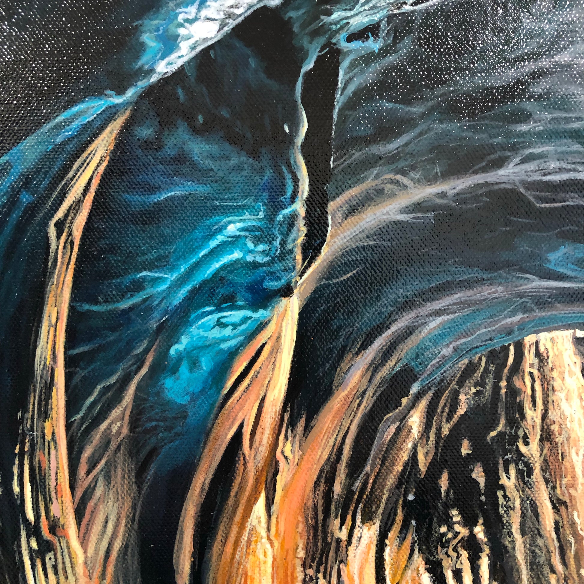 'Break of Dawn' Original Painting 75 x 75 cm