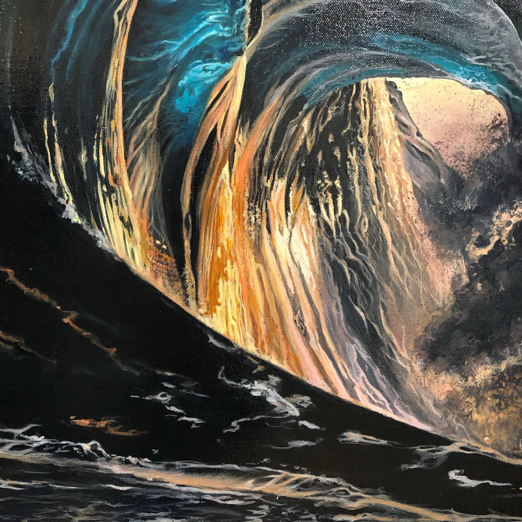 'Break of Dawn' Original Painting 75 x 75 cm
