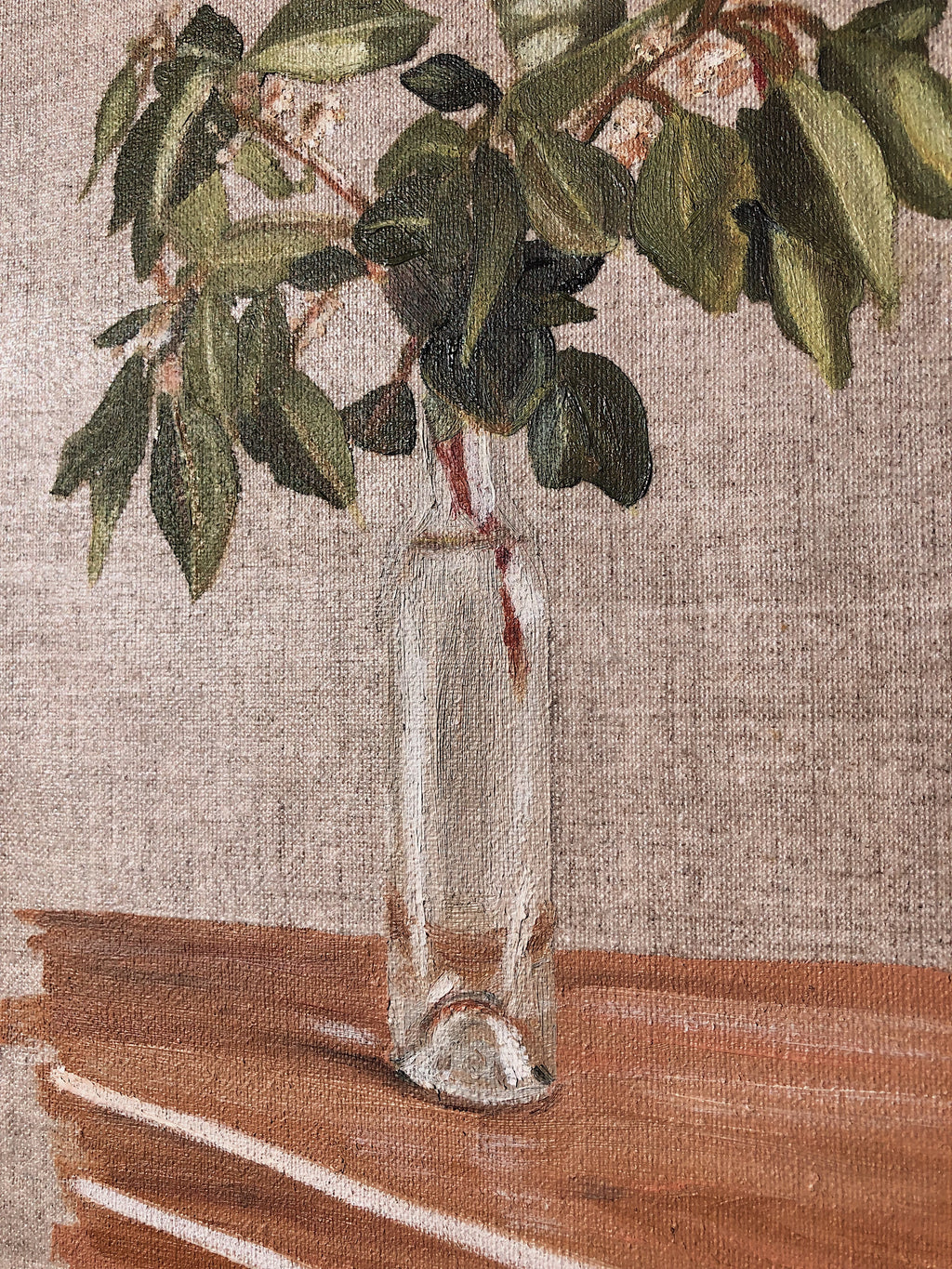 Gum Leaves in Bottle- Art for Floods