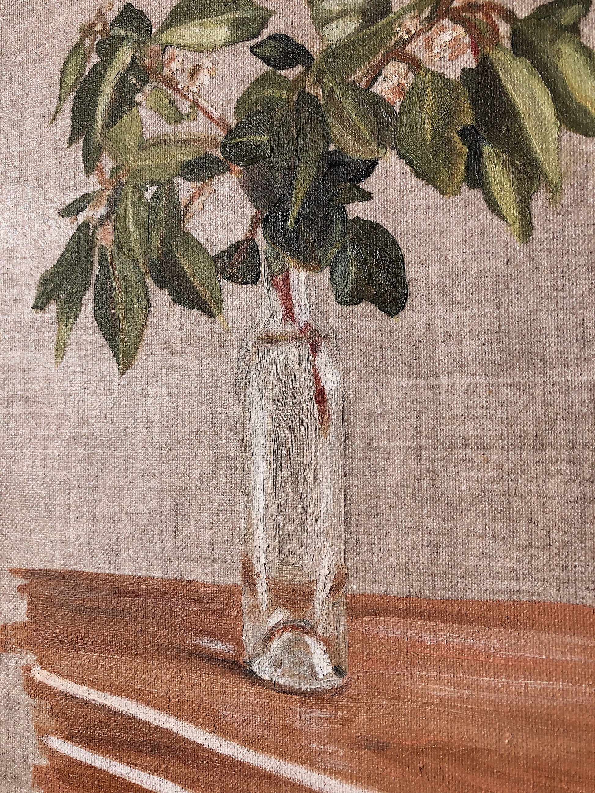 Gum Leaves in Bottle- Art for Floods